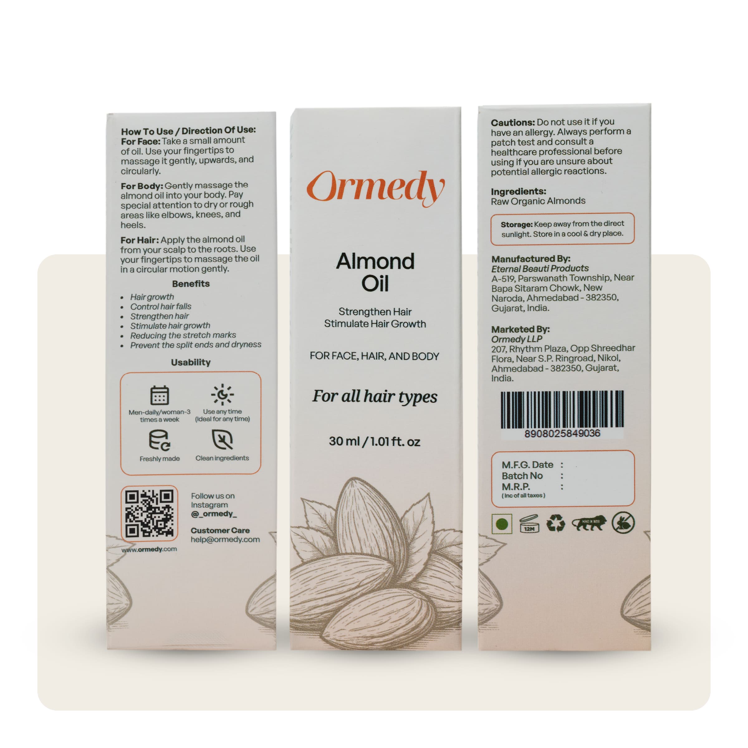 Almond Pure Harmony Oil
