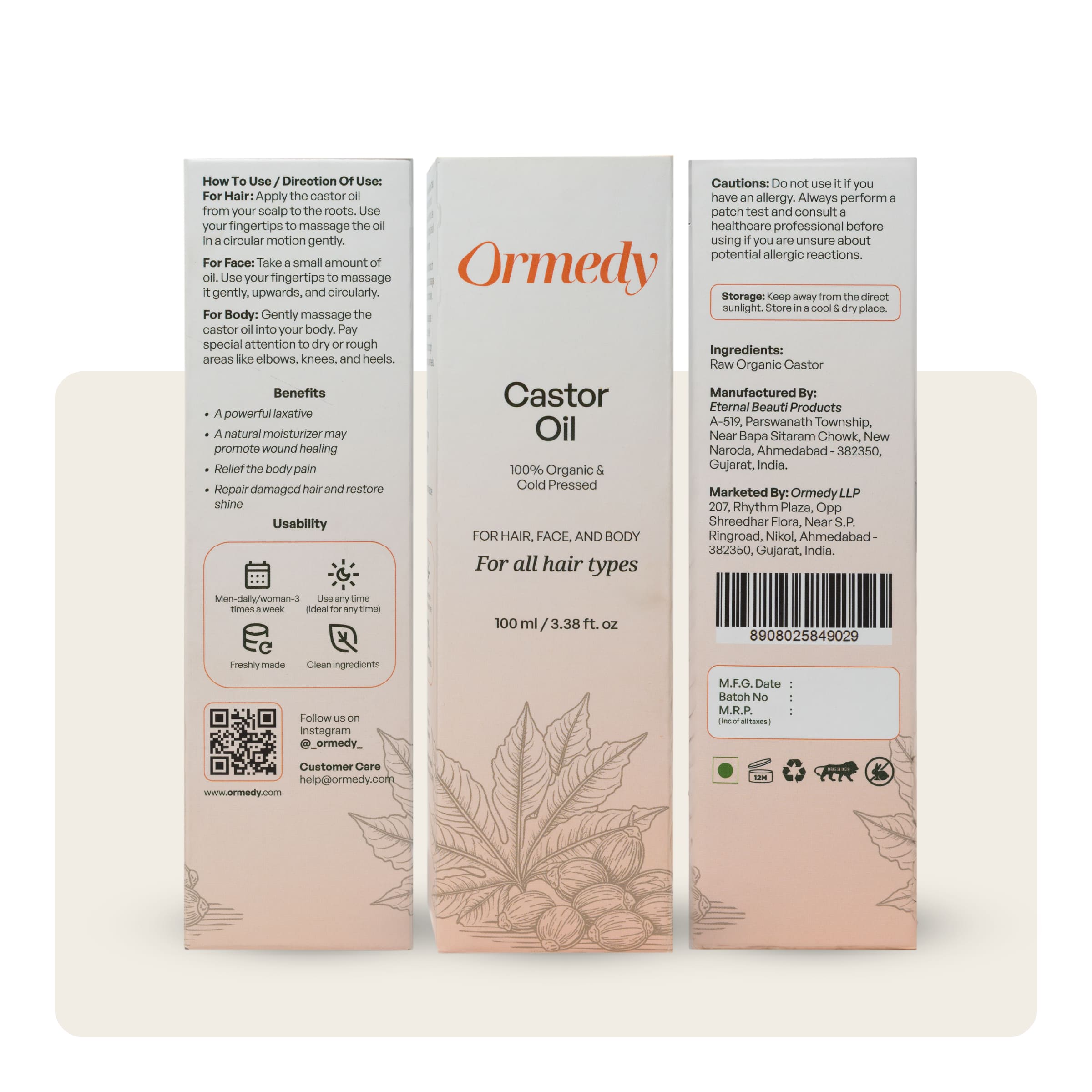 Castor Luxe Therapy Oil
